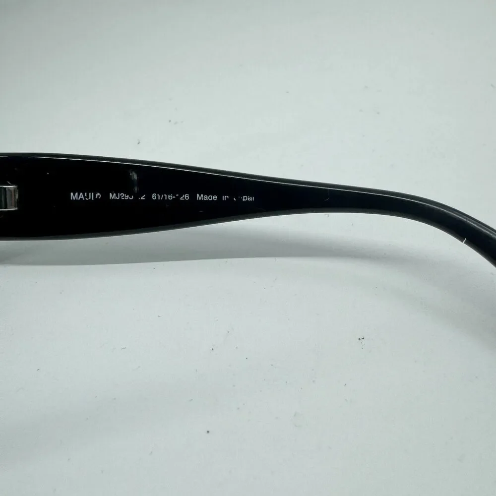 Maui Jim Sunglasses Legends‎ MJ293-02 Polished Black Square 54-23-135 H11439